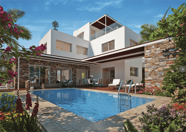 3 Villas for Sale in Tourist Area in Pafos