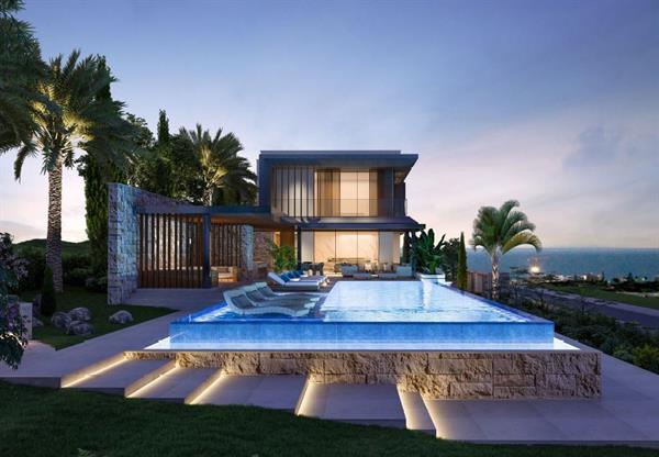 6+ Bedrooms Luxury Villa with Panoramic Sea View for Sale in Moutagiaka, Limassol