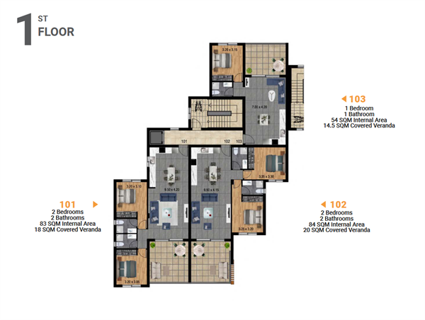 1 Bedroom Apartment for Sale in Parekklisia, Limassol