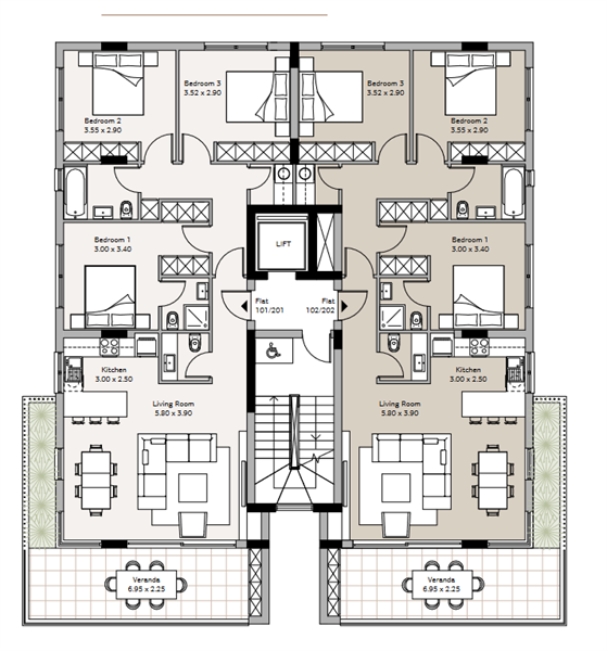 3 Bedroom Apartment for Sale in Agios Nectarios, Limassol